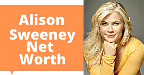 alison sweeney net worth|alison sweeney net worth 2023.